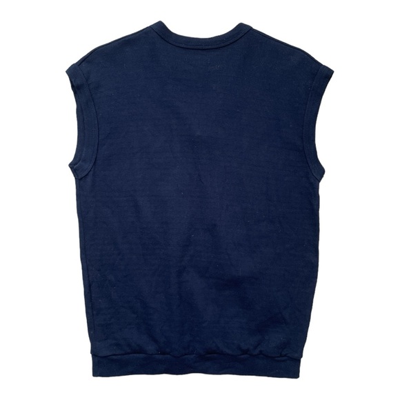 Basic Sweater Vest, Navy, Size Medium - Picture 2 of 5